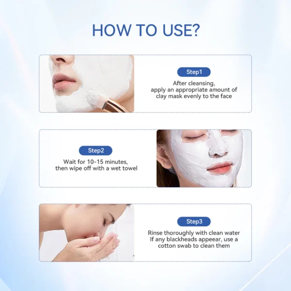 Amazon White Deep Pore Cleansing & Purifying Clay Mask - Image 7